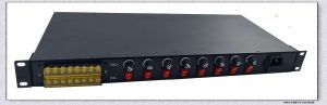 交流输出 AC24V8A 机架式安防集中电源1U8路输出